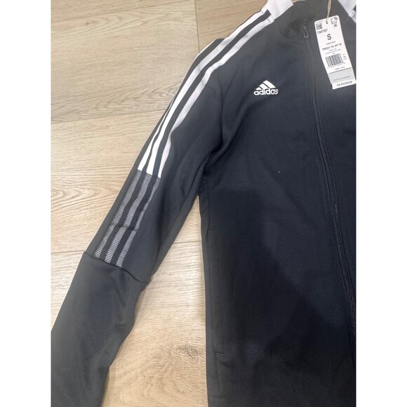 Adidas Womens Tiro 21 Track Jacket Black/White Small Aeroready Primegreen With Z - Picture 7 of 7